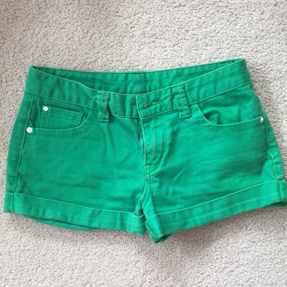 Armani Exchange Green Shorts